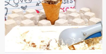 גלידה ביתית מתכון ללא מכונת גלידה עם אוראו או בצק עוגיות ללא גלוטן